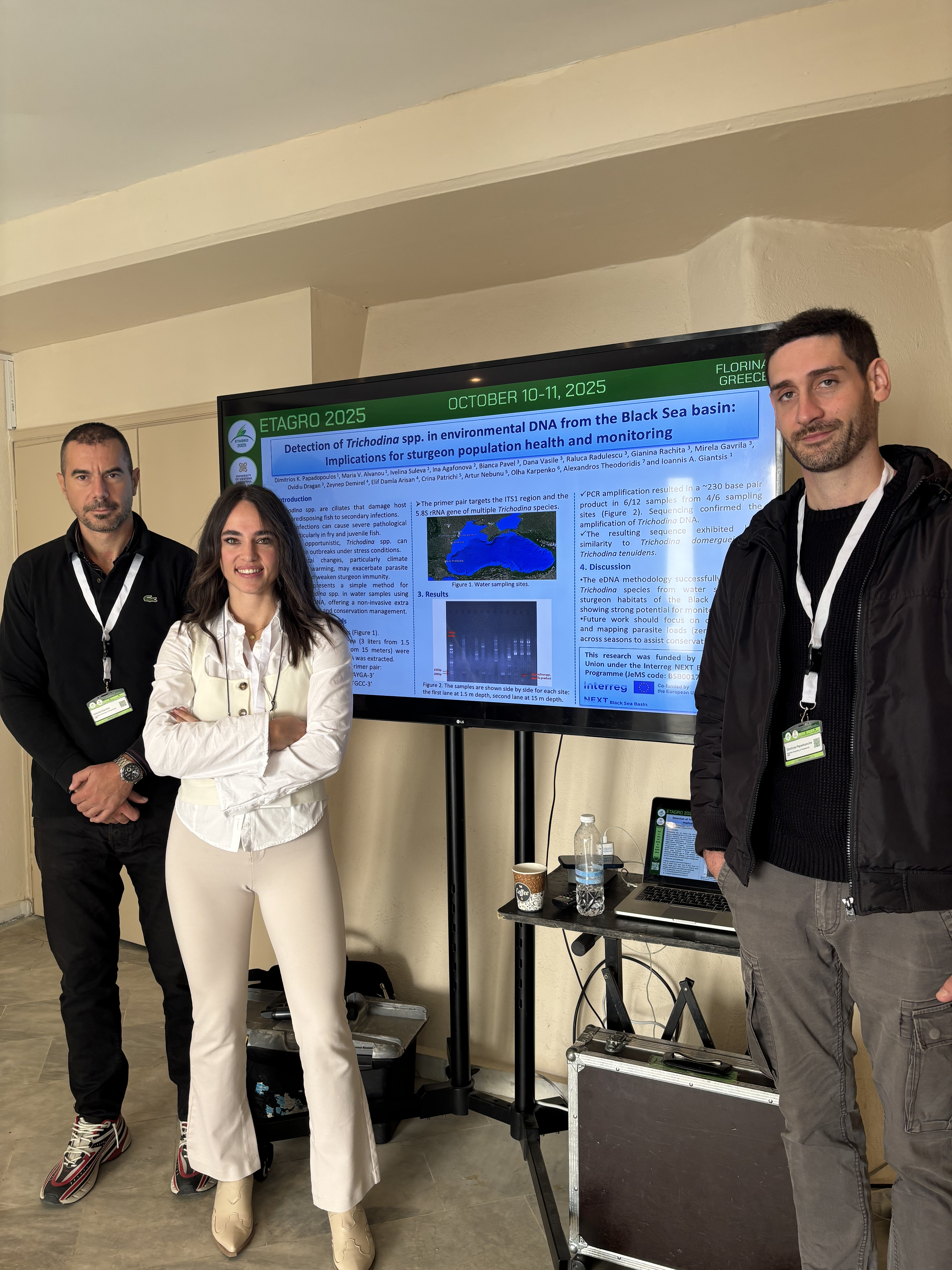SturNet team presenting research poster at ETAGRO 2025
